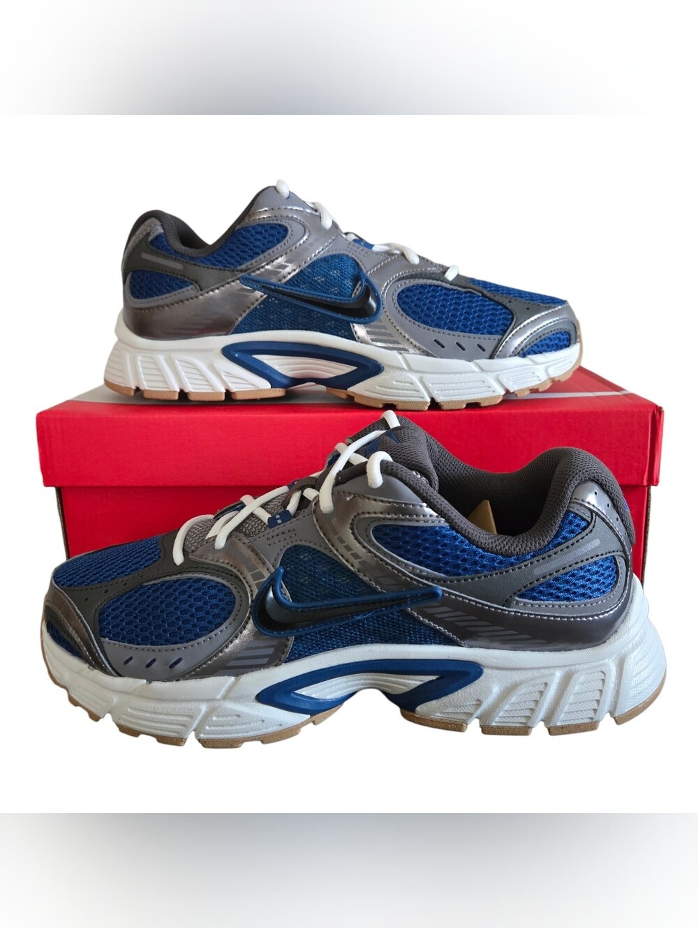 NEW Nike V5 RNR Running Shoes Mens 8 /Womens 9.5 Blue Grey HJ5228 401